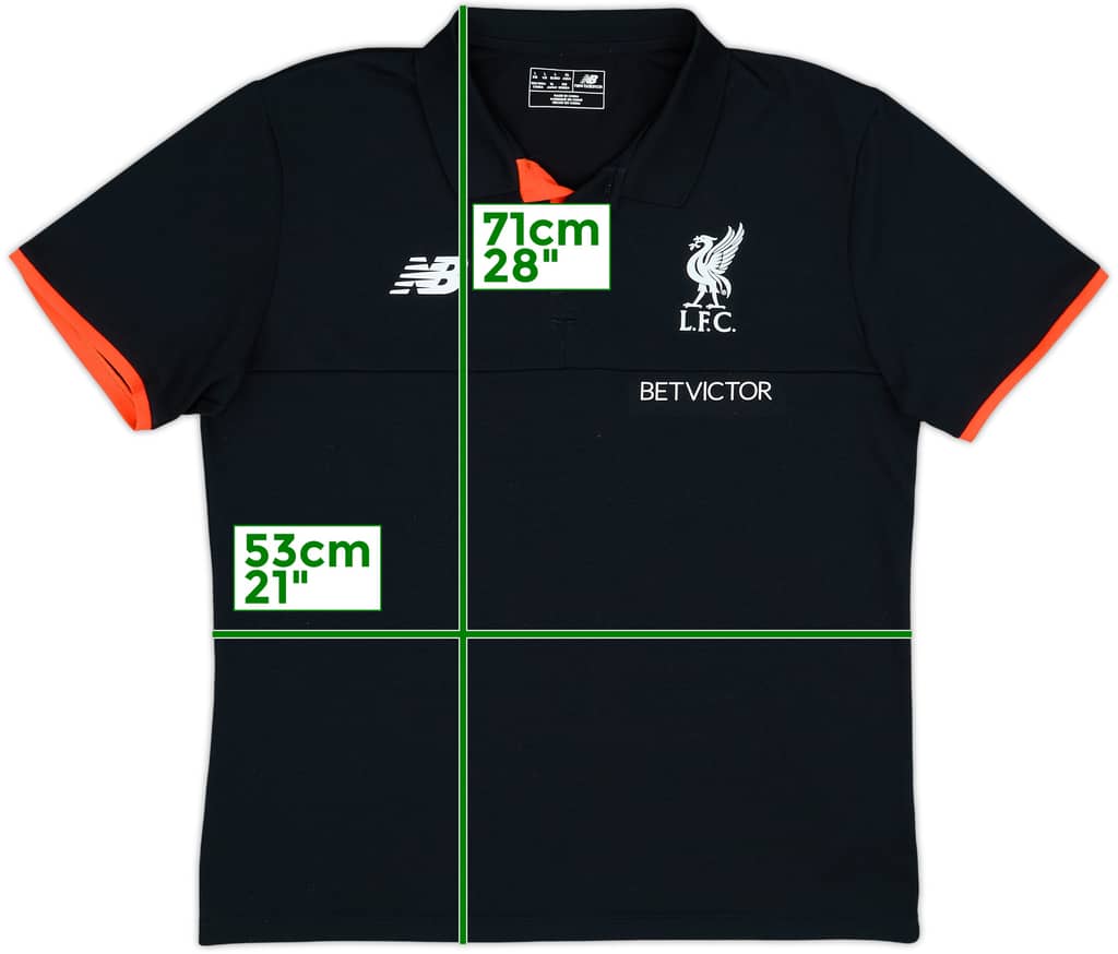 2016-17 Liverpool New Balance Polo Shirt - 9/10 - (L)