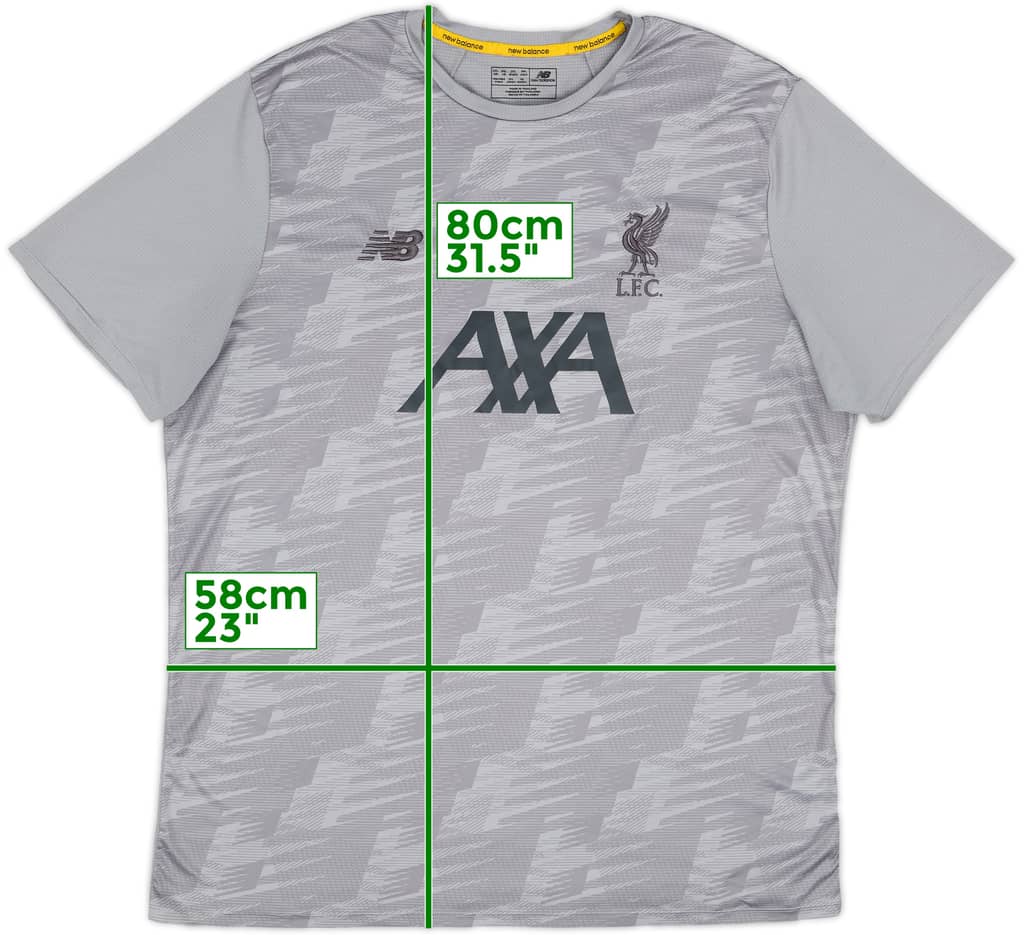 2019-20 Liverpool New Balance Training Shirt - 9/10 - (XXL)