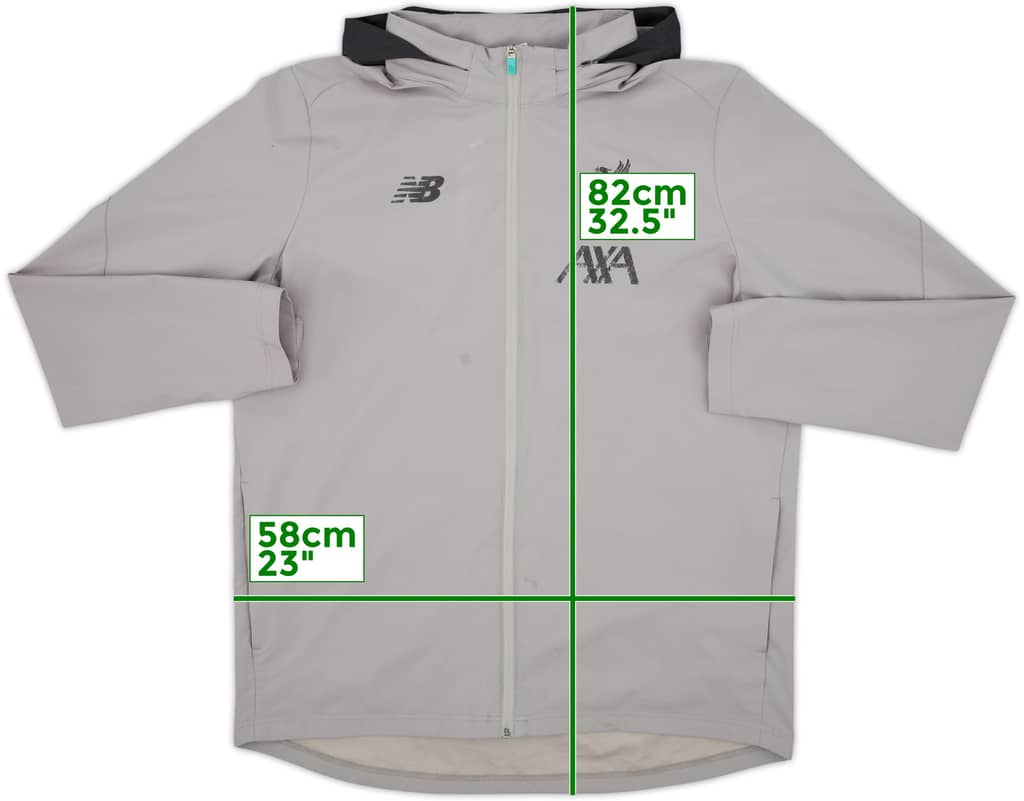 2019-20 Liverpool New Balance Hooded Rain Jacket - 5/10 - (XL)