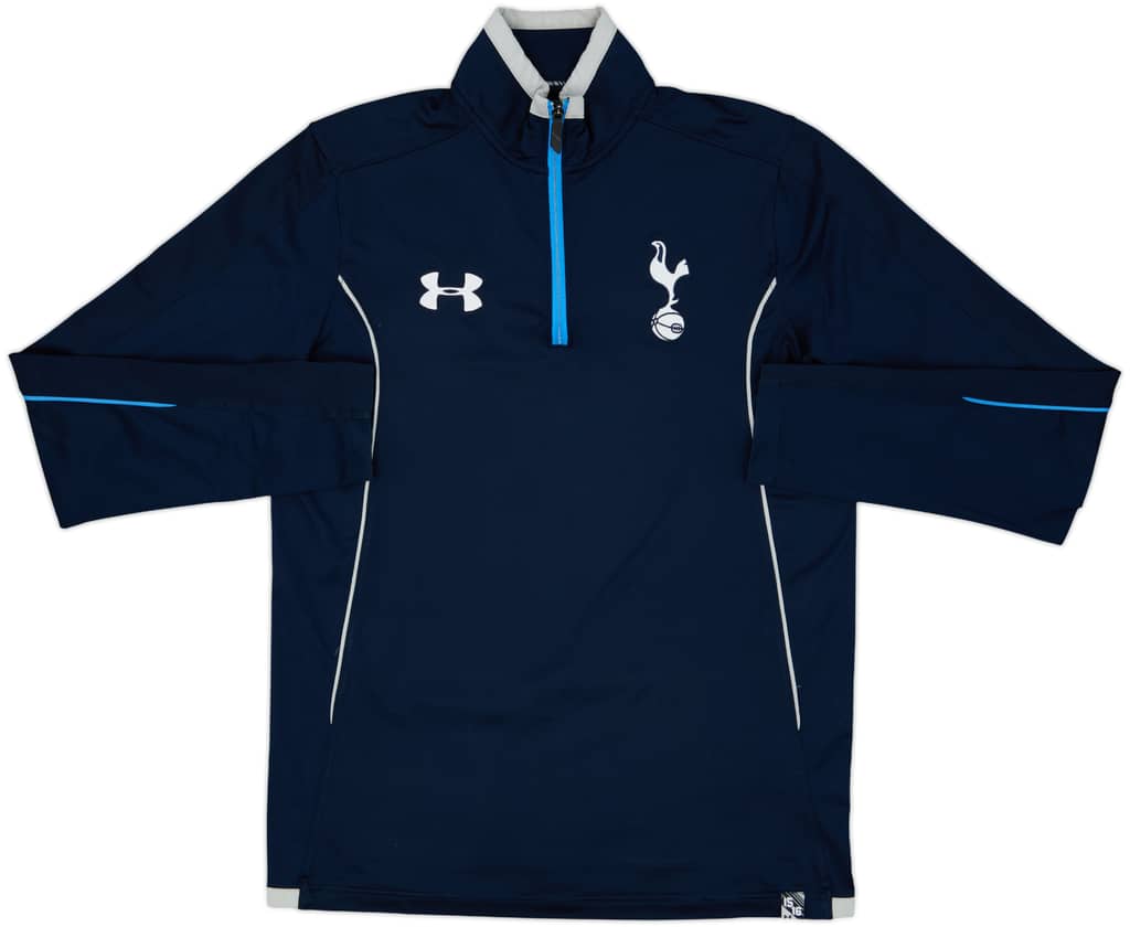 2015-16 Tottenham Under Armour 1/4 Zip Training Top - 8/10 - (M)