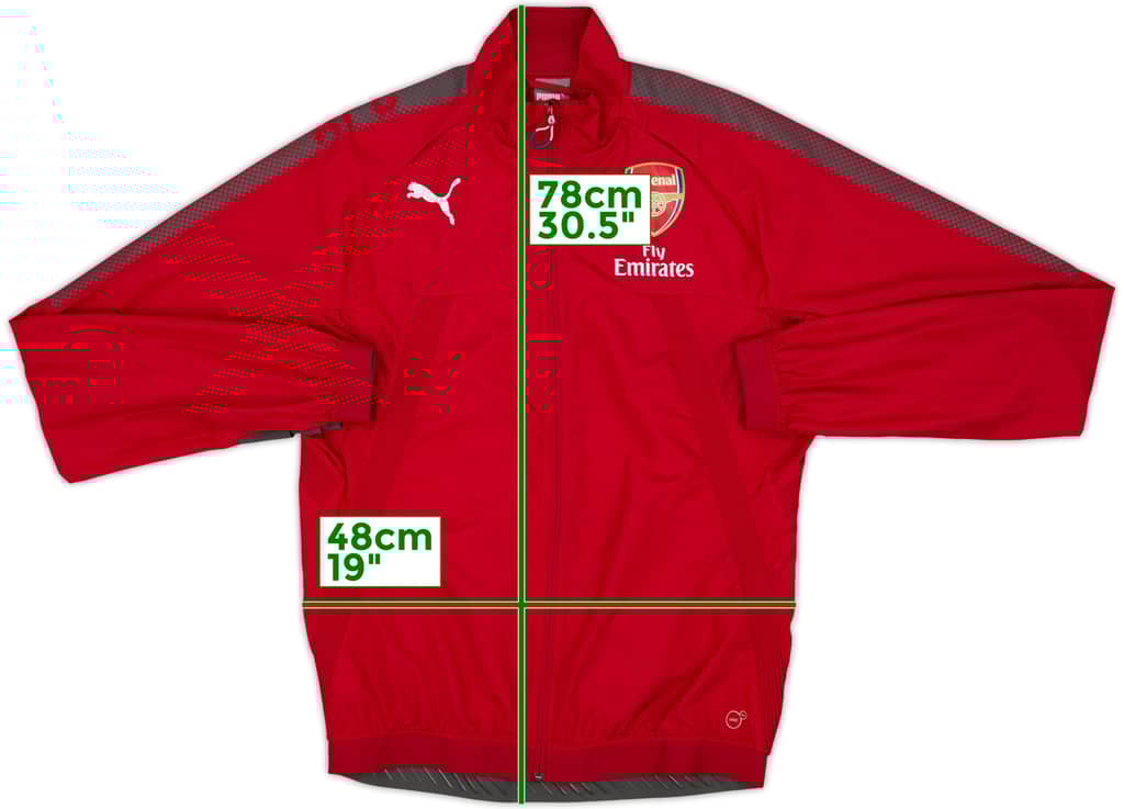 2017-18 Arsenal Puma Track Jacket - 8/10 - (L)