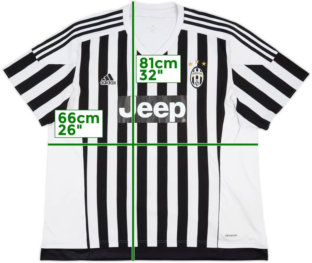 2015-16 Juventus Home Shirt - 6/10 - (3XL)