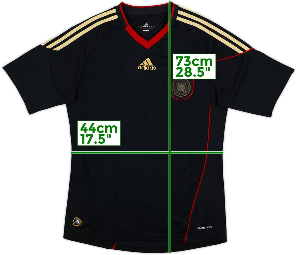 2010-11 Alemania Visitante Camiseta - 10/10 - (S)