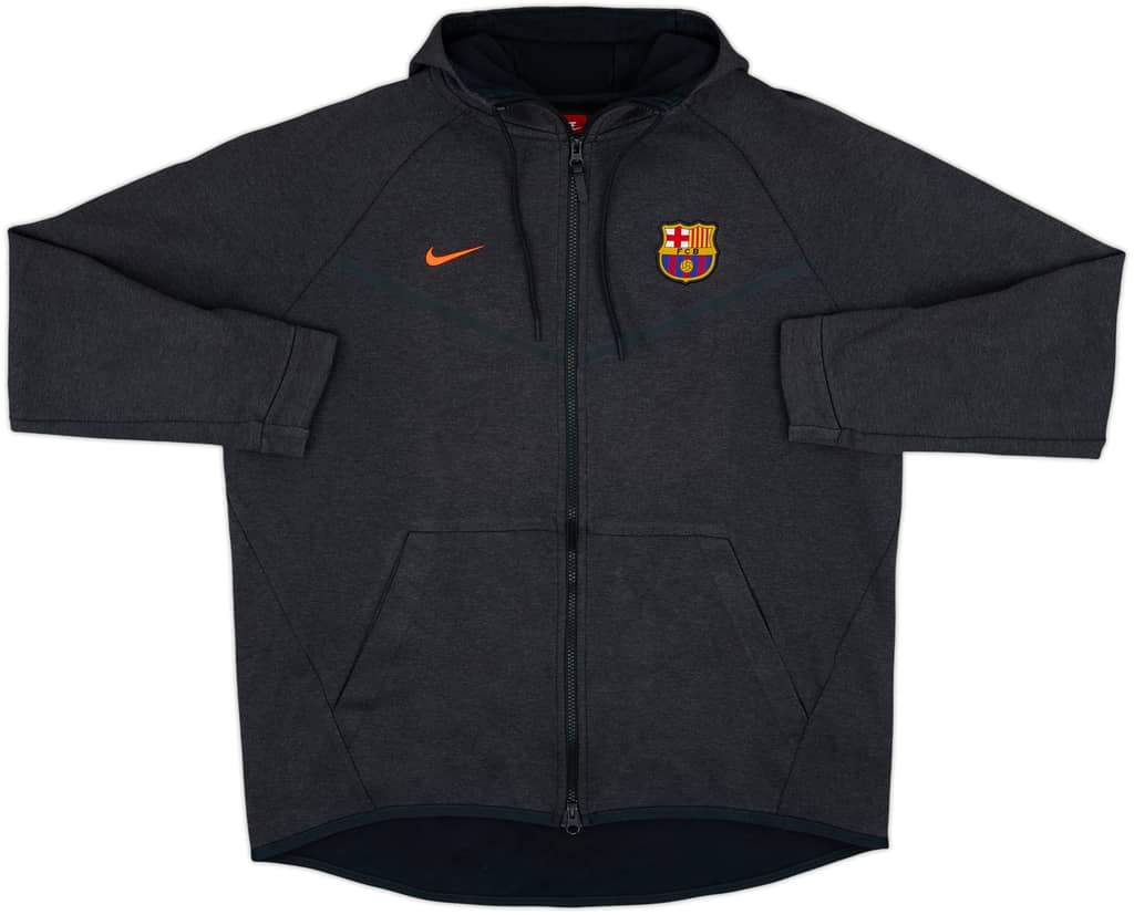 2017-18 Barcelona Nike Hooded Track Jacket - 10/10 - (XL)