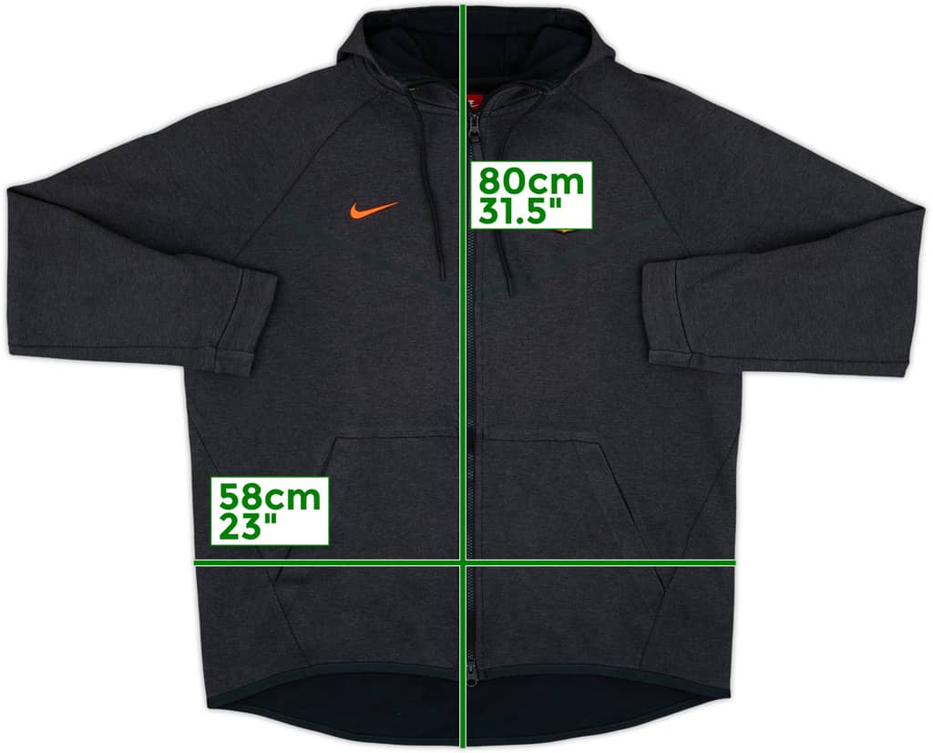 2017-18 Barcelona Nike Hooded Track Jacket - 10/10 - (XL)