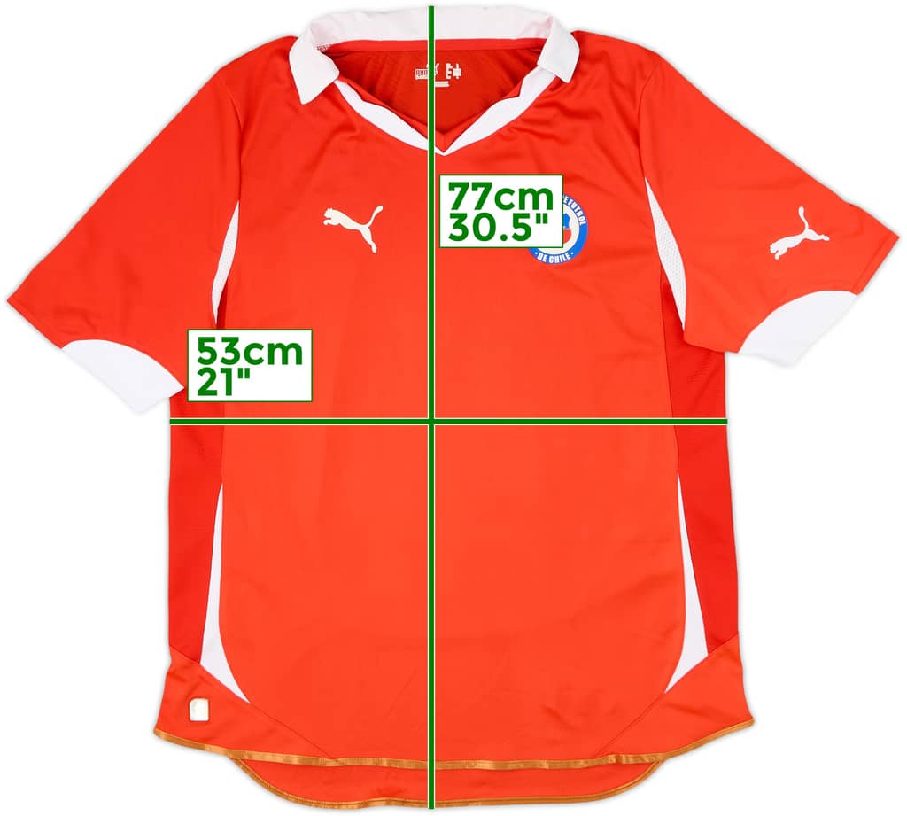 2010-11 Chile Home Shirt - 9/10 - (L)