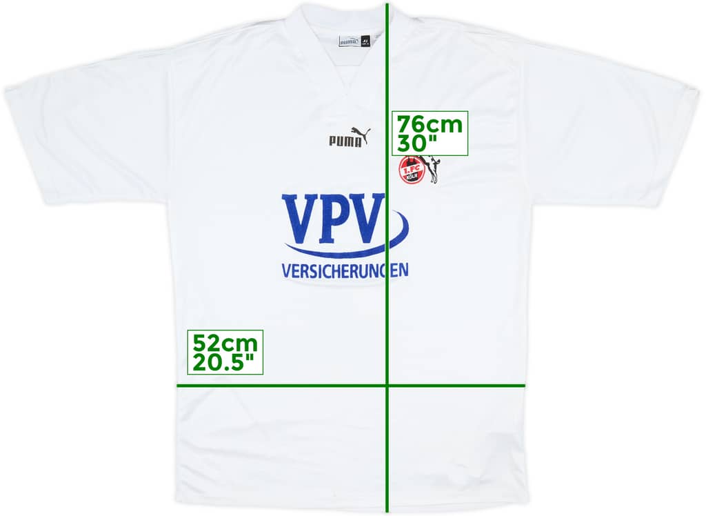 2000-01 FC Koln Home Shirt - 8/10 - (XL)