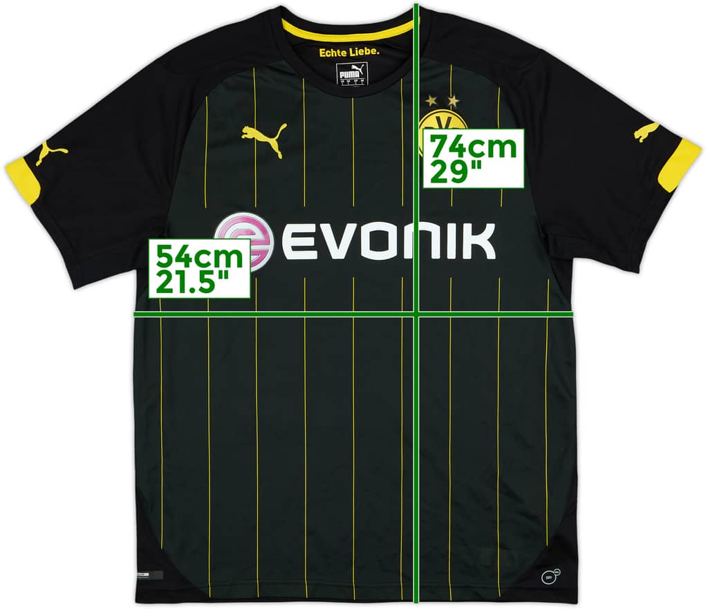2014-16 Borussia Dortmund Camiseta de visitante - 9/10 - (L)