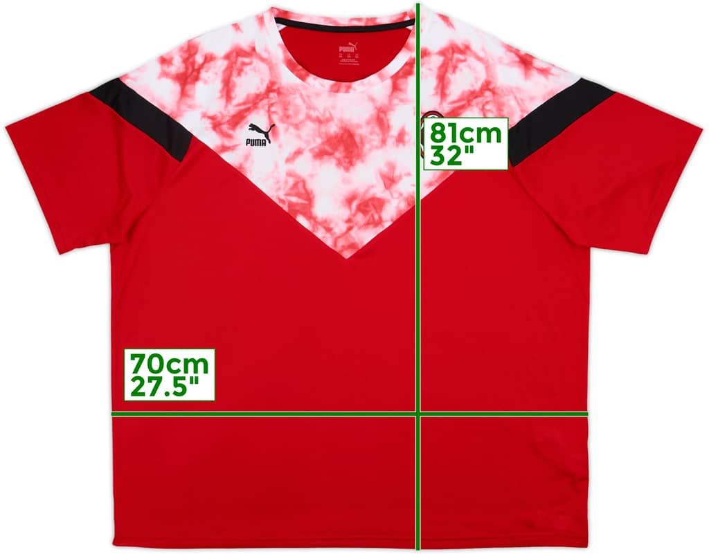 2021-22 AC Milan Puma Training Shirt - 9/10 - (3XL)
