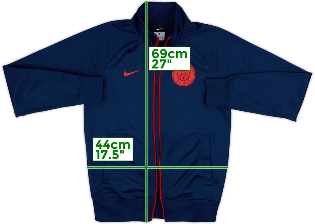 2013-14 Paris Saint-Germain Nike Track Jacket - 4/10 - (XS)