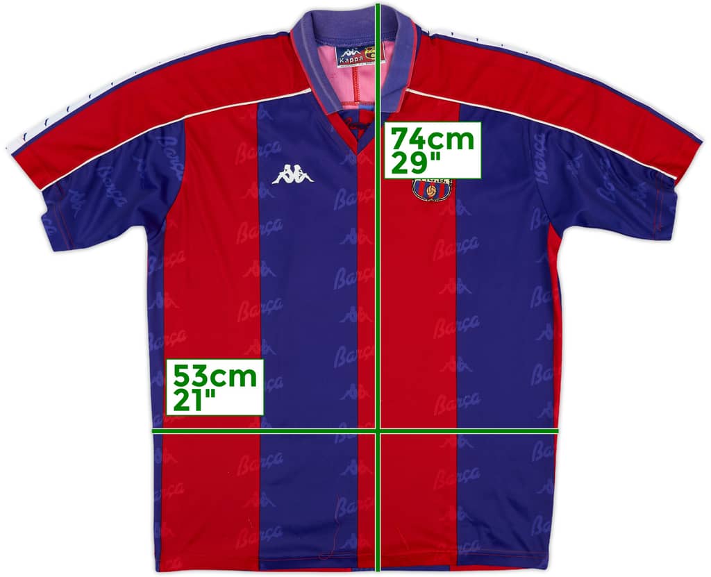 1992-95 Barcelona Home Shirt - 8/10 - (L)