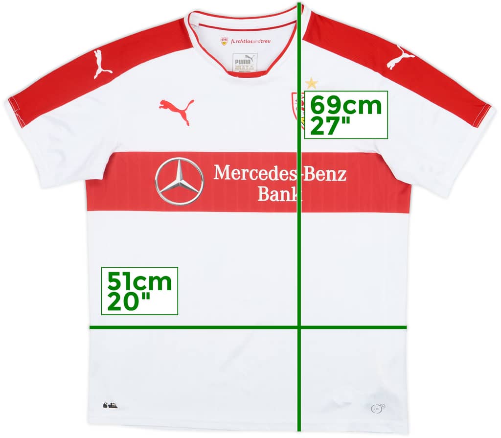 2016-17 Stuttgart Home Shirt - 7/10 - (XL.Boys)