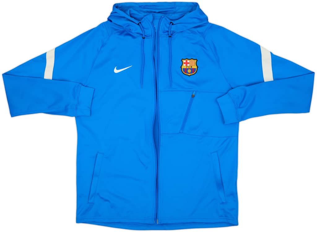 2021-22 Barcelona Nike Hooded Track Jacket - 3/10 - (L)