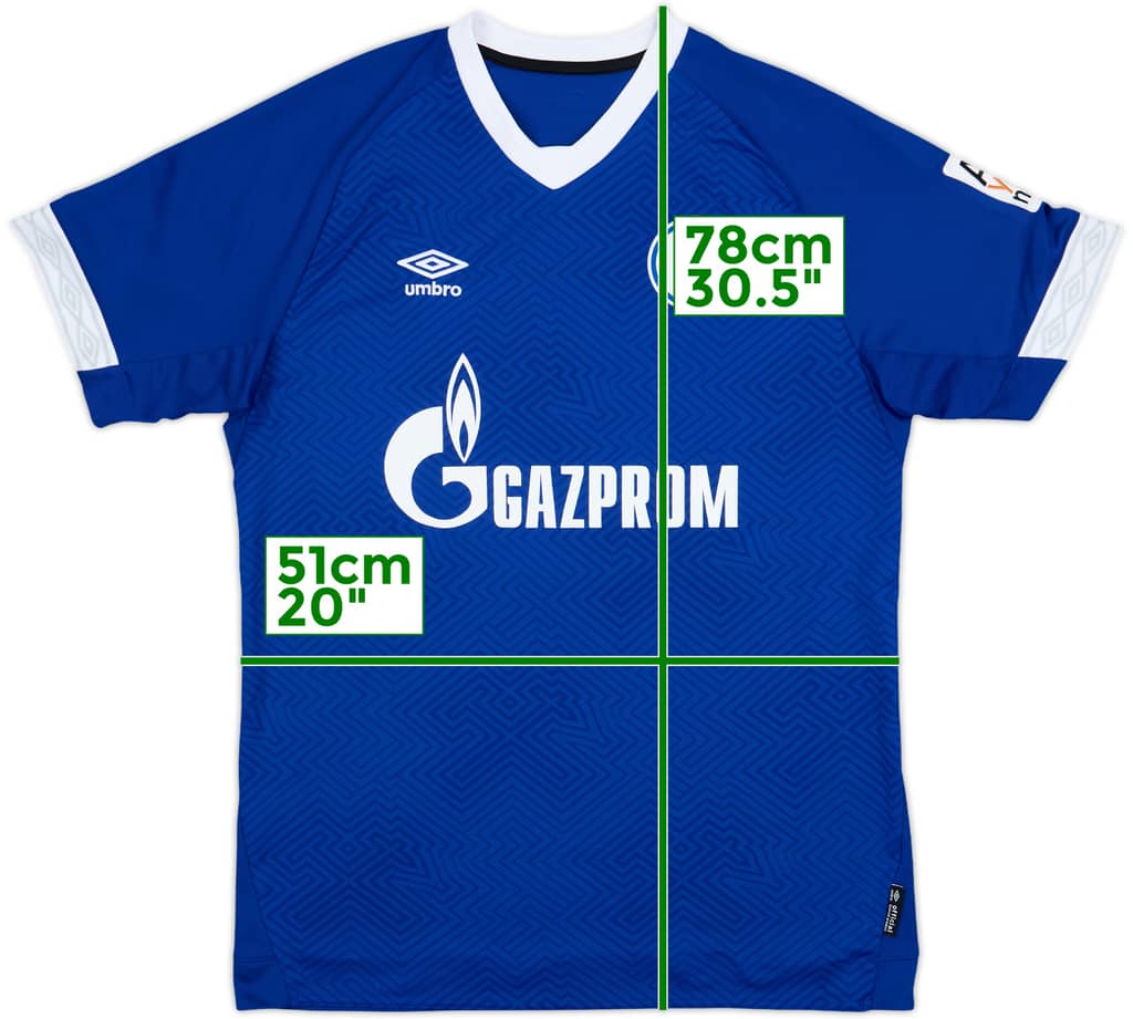 2018-19 Schalke Home Shirt - 8/10 - (L)