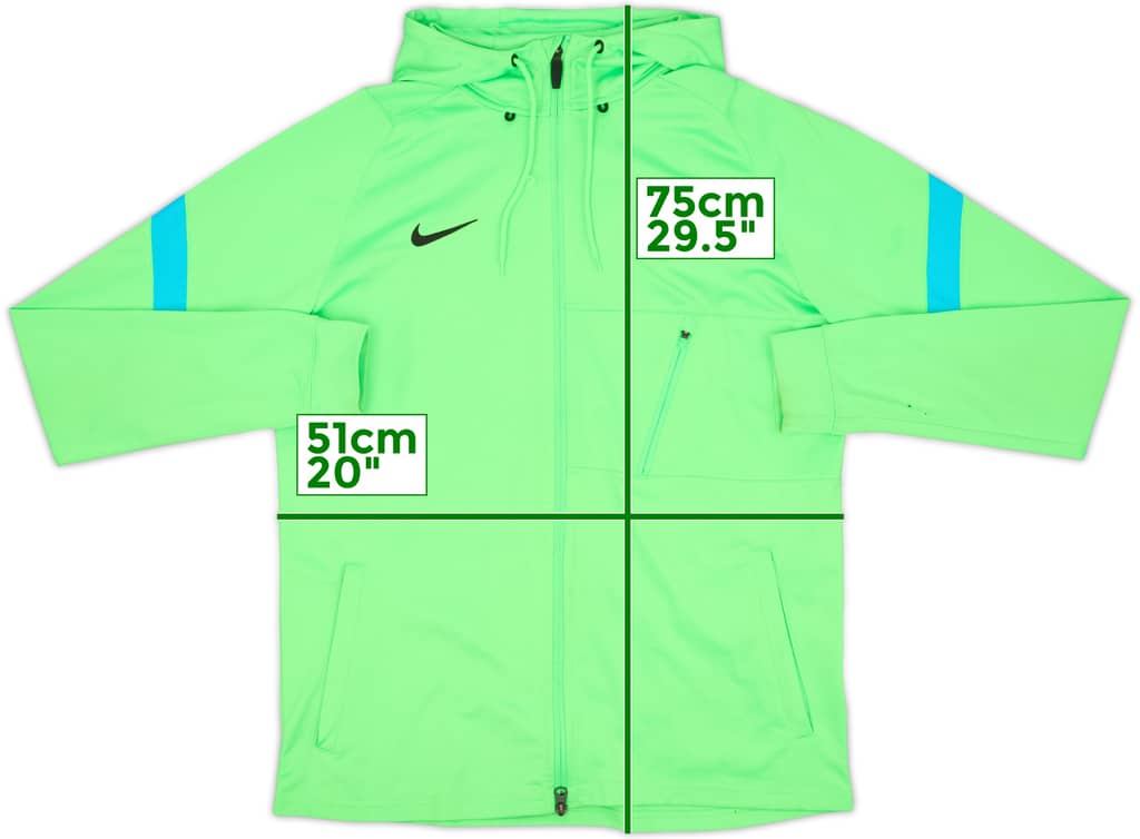 2021-22 Inter Milan Nike Hooded Track Jacket - 10/10 - (L)