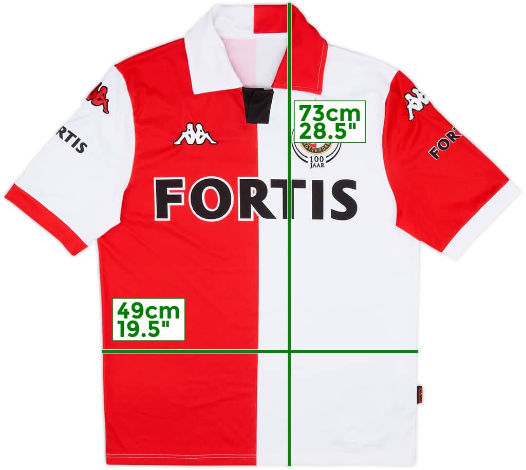 2008-09 Feyenoord Home Shirt - 8/10 - (L)