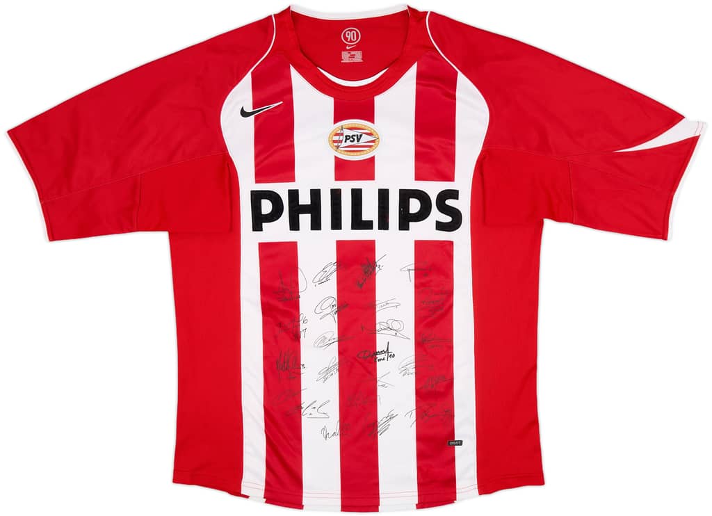 2004-06 PSV 'Signed' Home Shirt - 8/10 - (L)