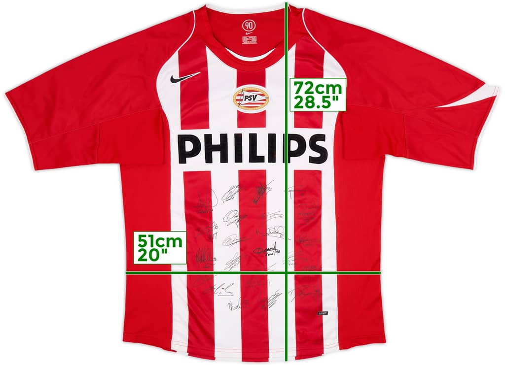 2004-06 PSV 'Signed' Home Shirt - 8/10 - (L)