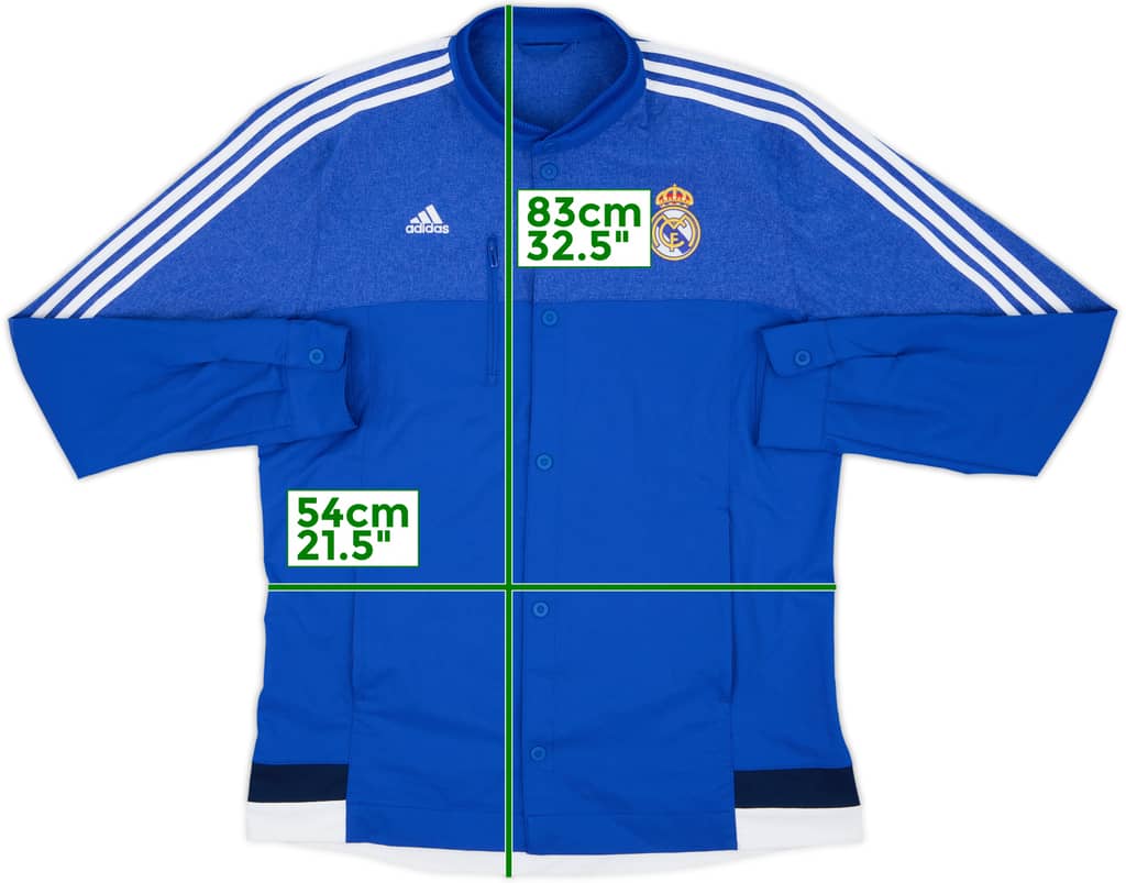 2014-15 Real Madrid adidas Track Jacket - 8/10 - (XL)