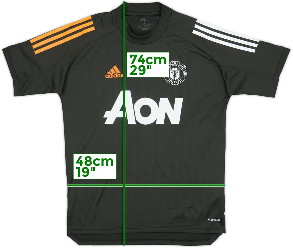 2020-21 Manchester United adidas Training Shirt - 9/10 - (S)
