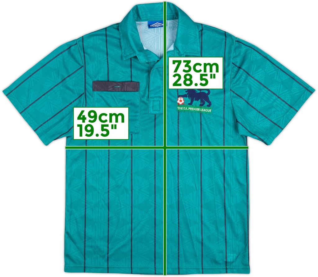 1992-94 Premier League Referee Issue Shirt - 9/10 - (L)