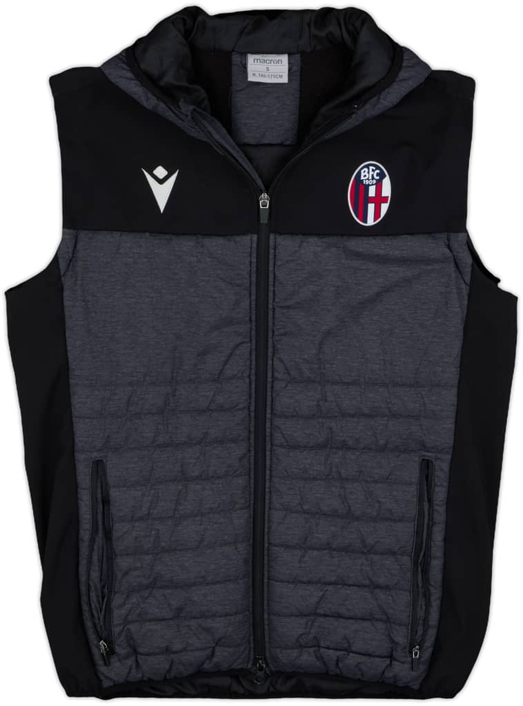 2021-22 Bologna Macron Hooded Gilet - 6/10 - (S)