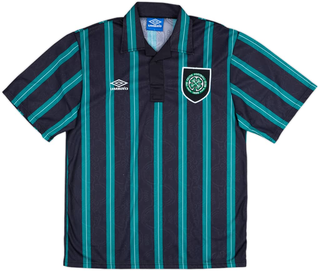 1992-93 Celtic Away Shirt - 8/10 - (L)