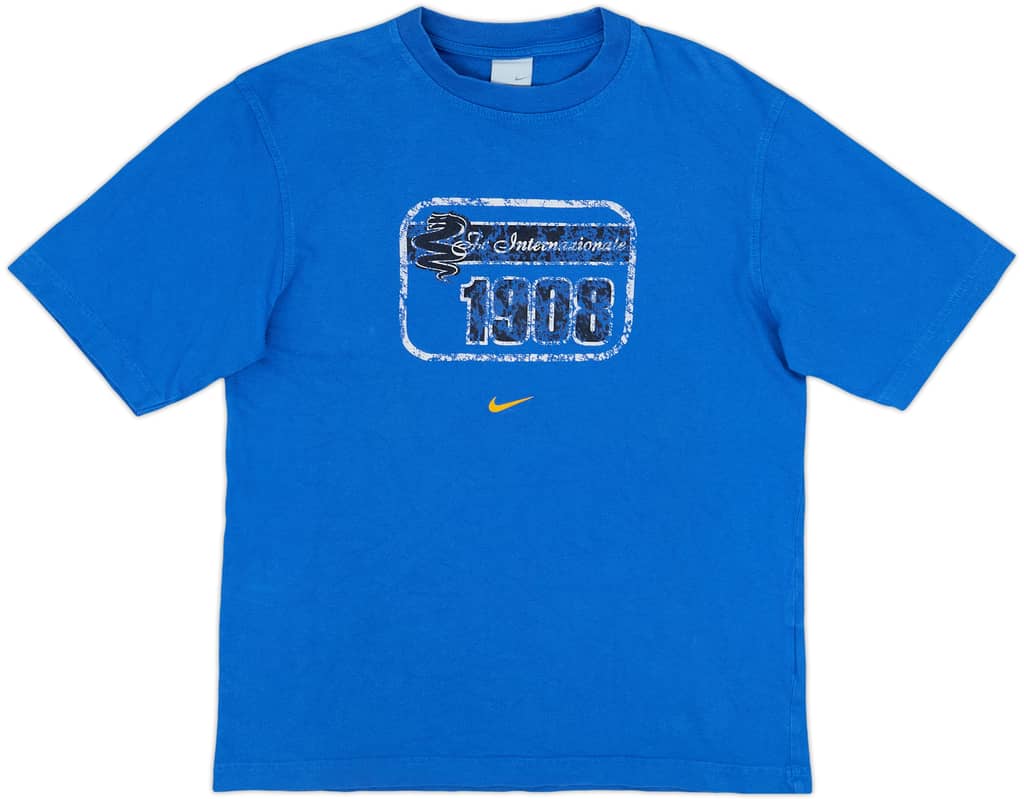 2005-06 Inter Milan Nike Cotton Tee - 6/10 - (M)