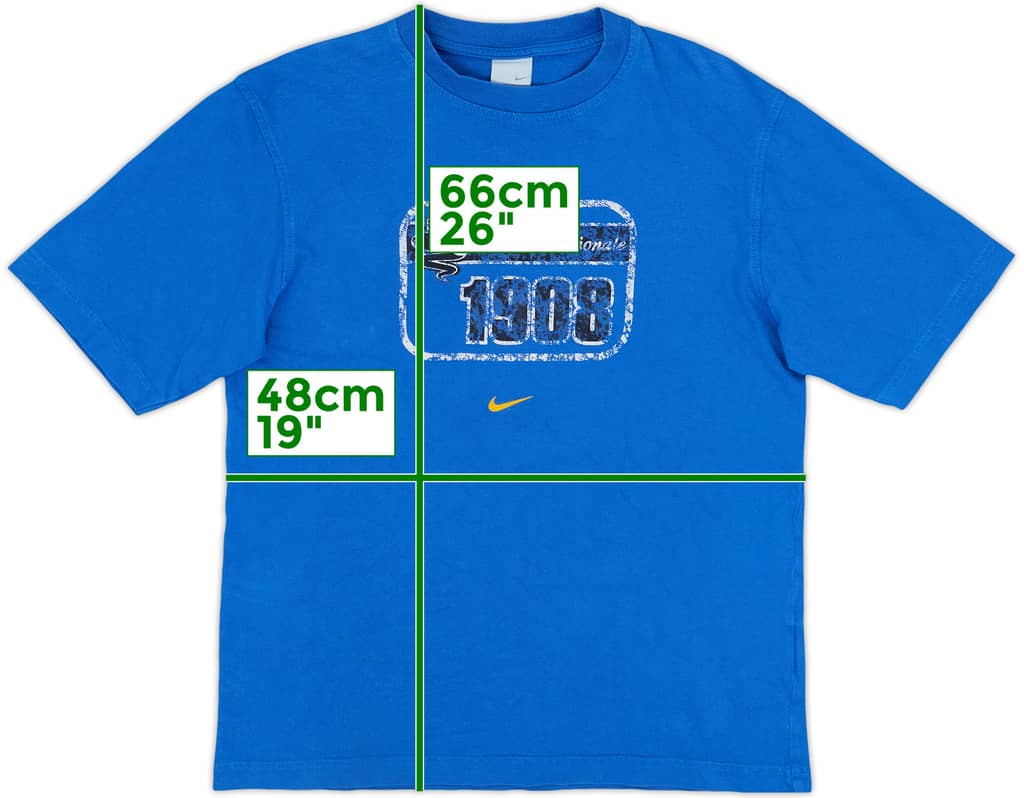 2005-06 Inter Milan Nike Cotton Tee - 6/10 - (M)