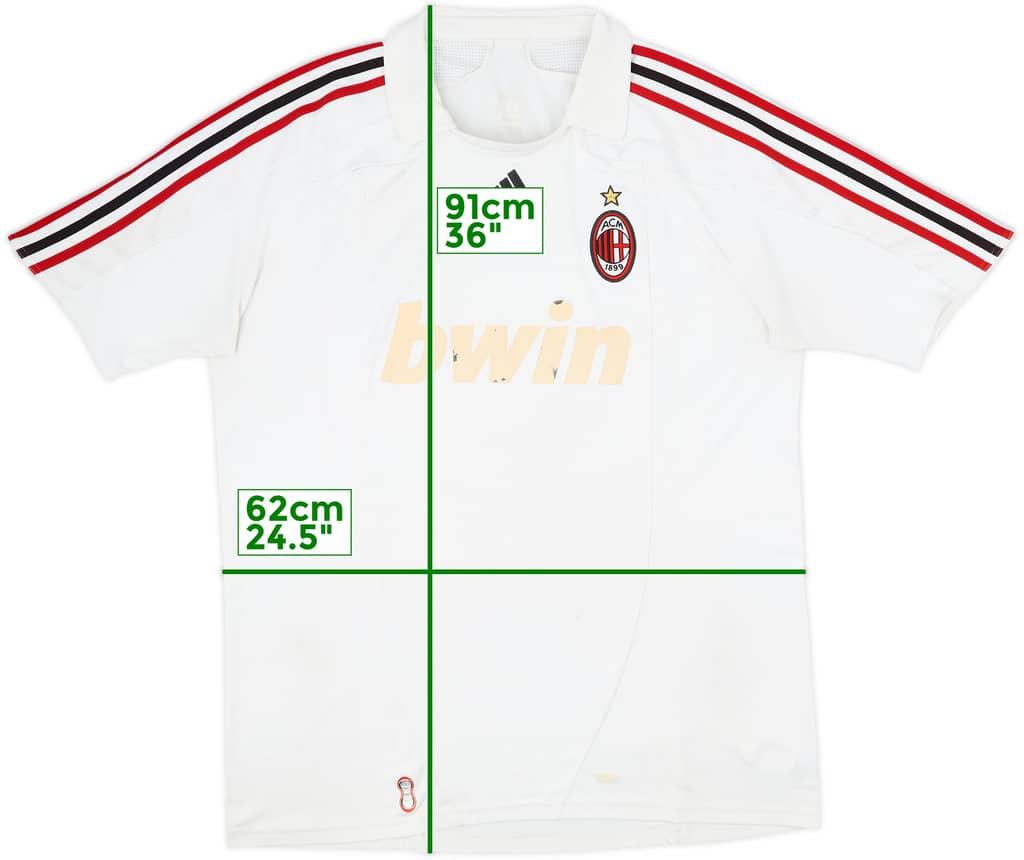 2007-08 AC Milan Away Shirt - 4/10 - (XXL)