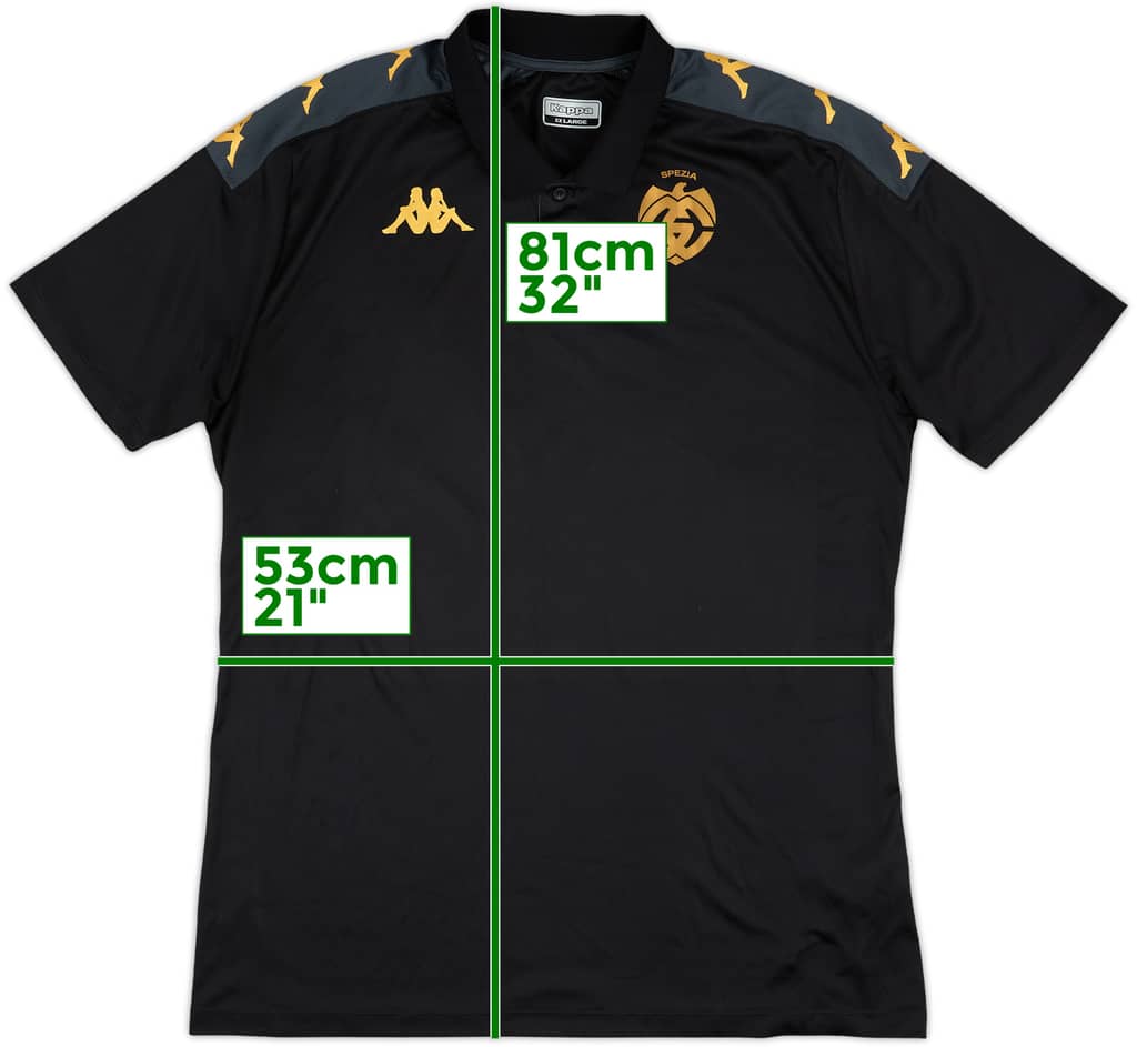 2023-24 Spezia Kappa Polo Shirt - 9/10 - (XXL)