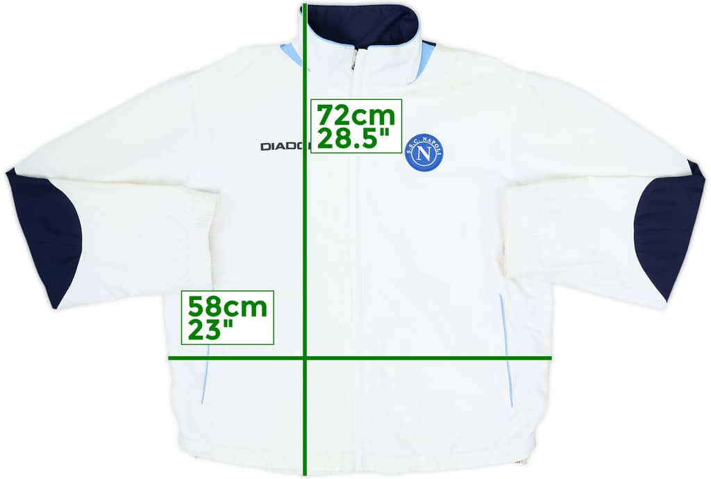 2006-07 Napoli Diadora Track Jacket - 6/10 - (M)