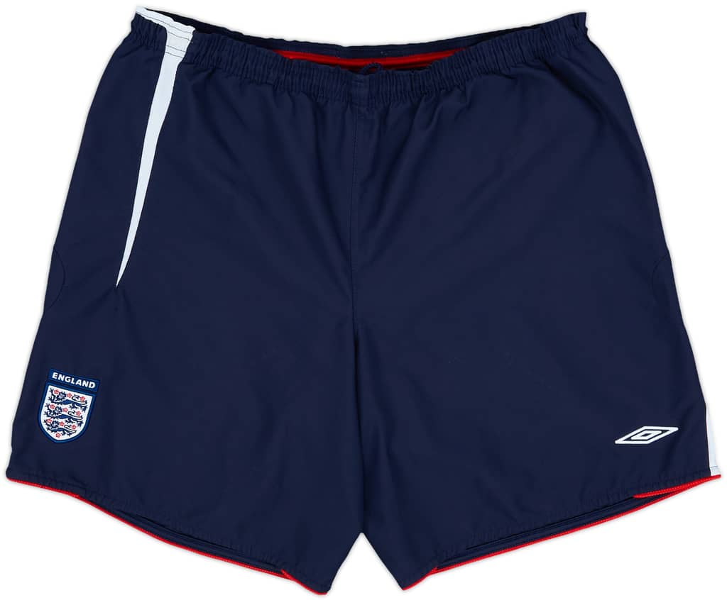 2005-07 England Home Shorts - 8/10 - (XL)