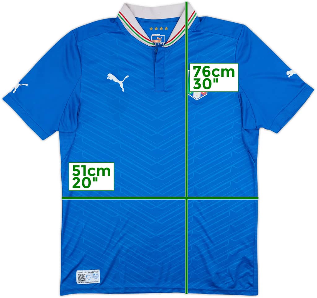 2012-13 Italy Home Shirt - 6/10 - (L)