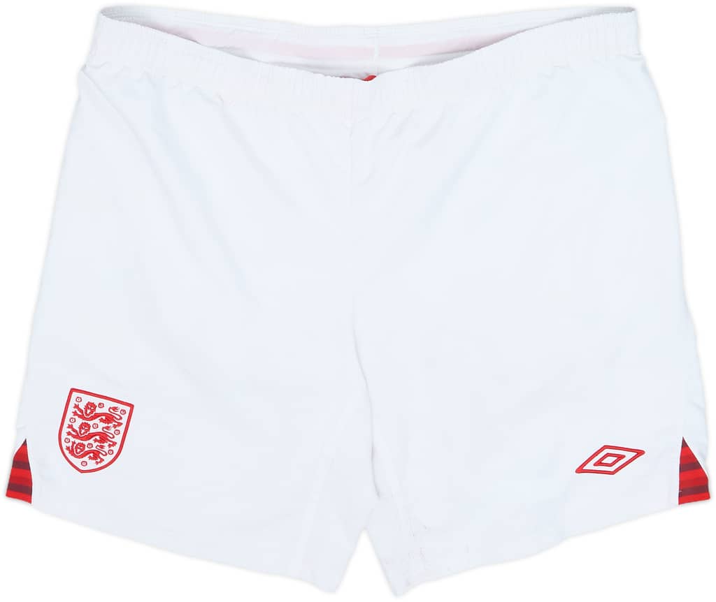 2012-13 England Home Shorts - 4/10 - (L)