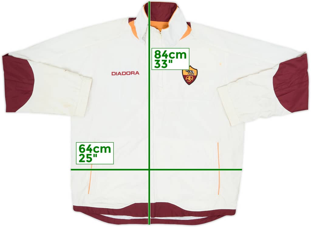 2005-06 Roma Diadora Track Jacket - 5/10 - (XL)