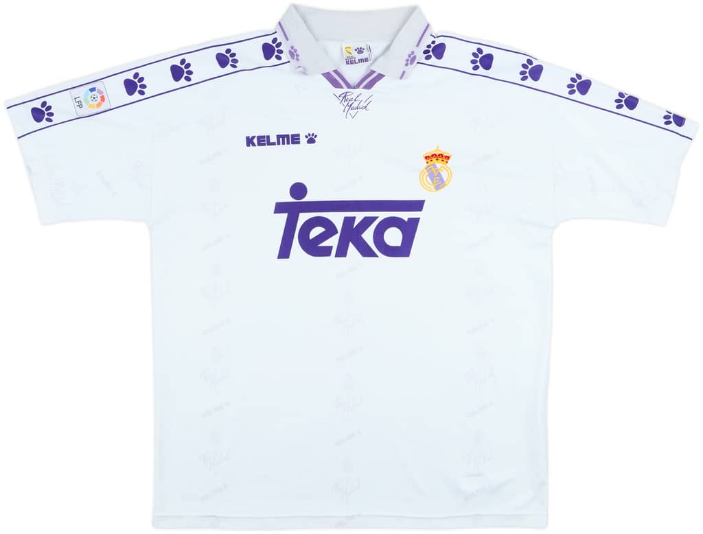 1994-96 Real Madrid Home Shirt - 5/10 - (L)