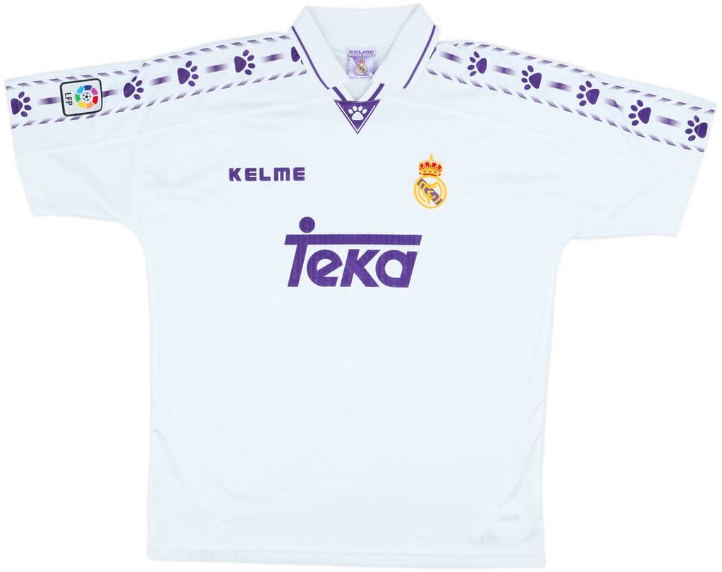 1996-97 Real Madrid Home Shirt - 8/10 - (XL)