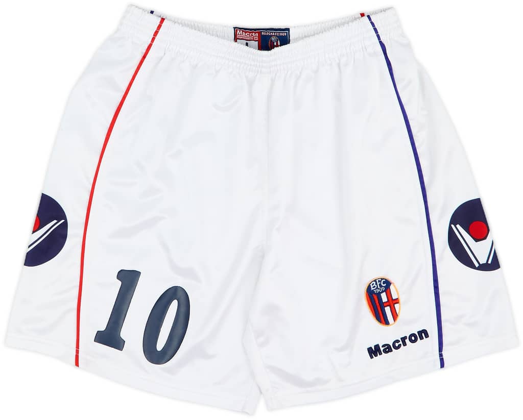 2003-04 Bologna Player Issue Away Shorts #10 - 9/10 - (L)