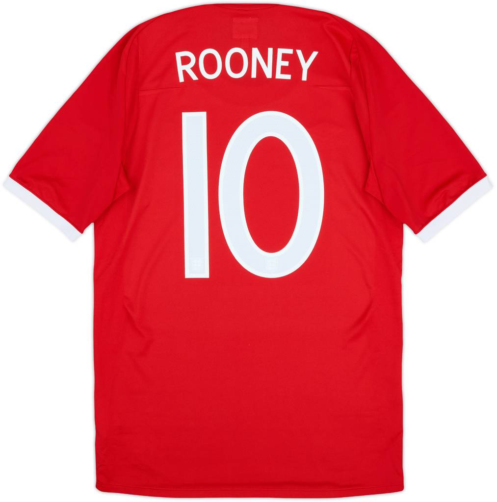 2010-11 England Away Shirt Rooney #10 - 6/10 - (S)