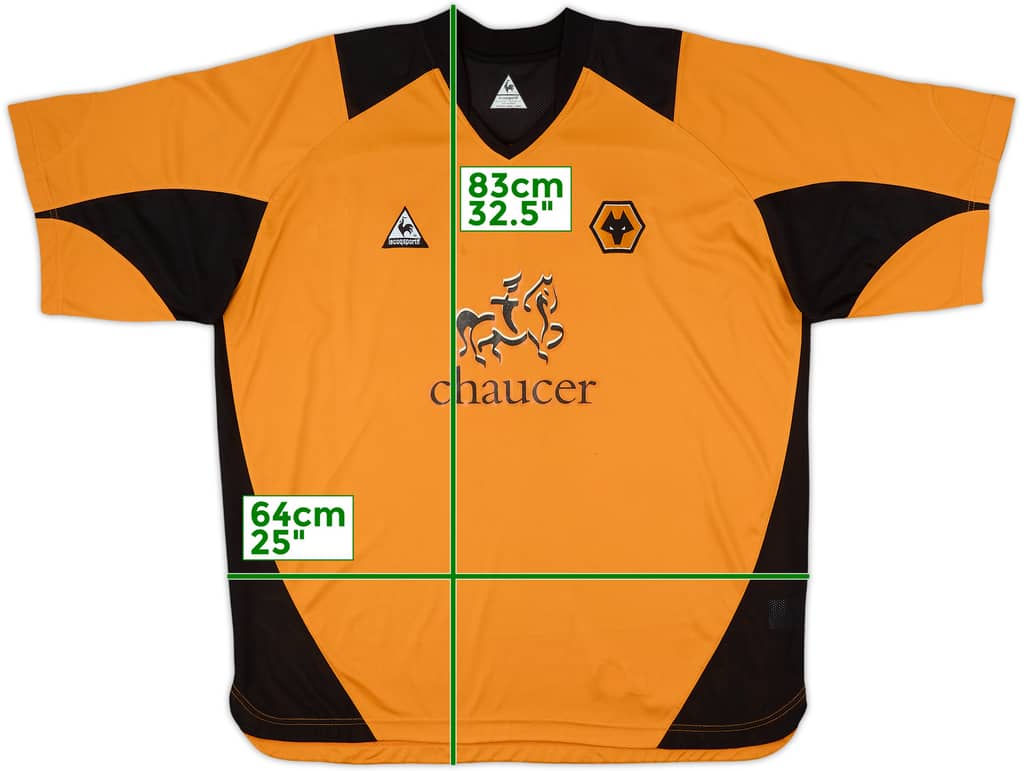 2004-06 Wolves Home Shirt - 8/10 - (XL)