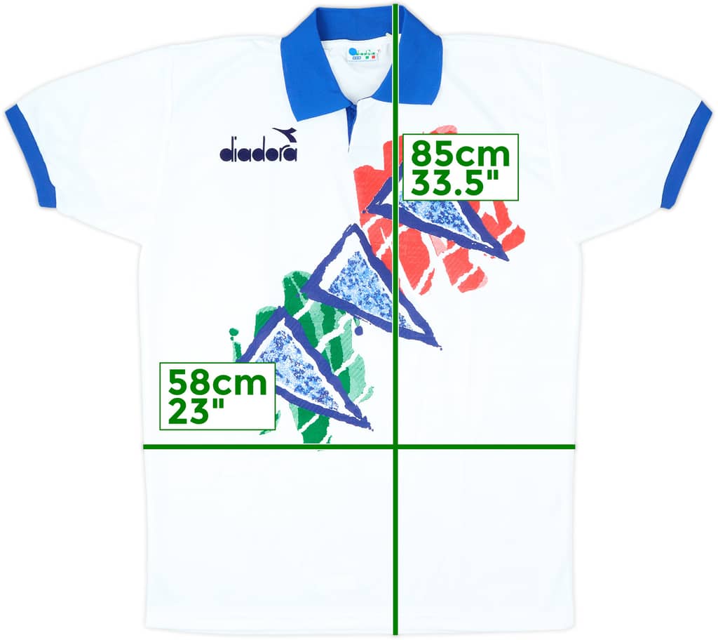 1994-95 Italy Diadora Training Shirt - 9/10 - (XL)