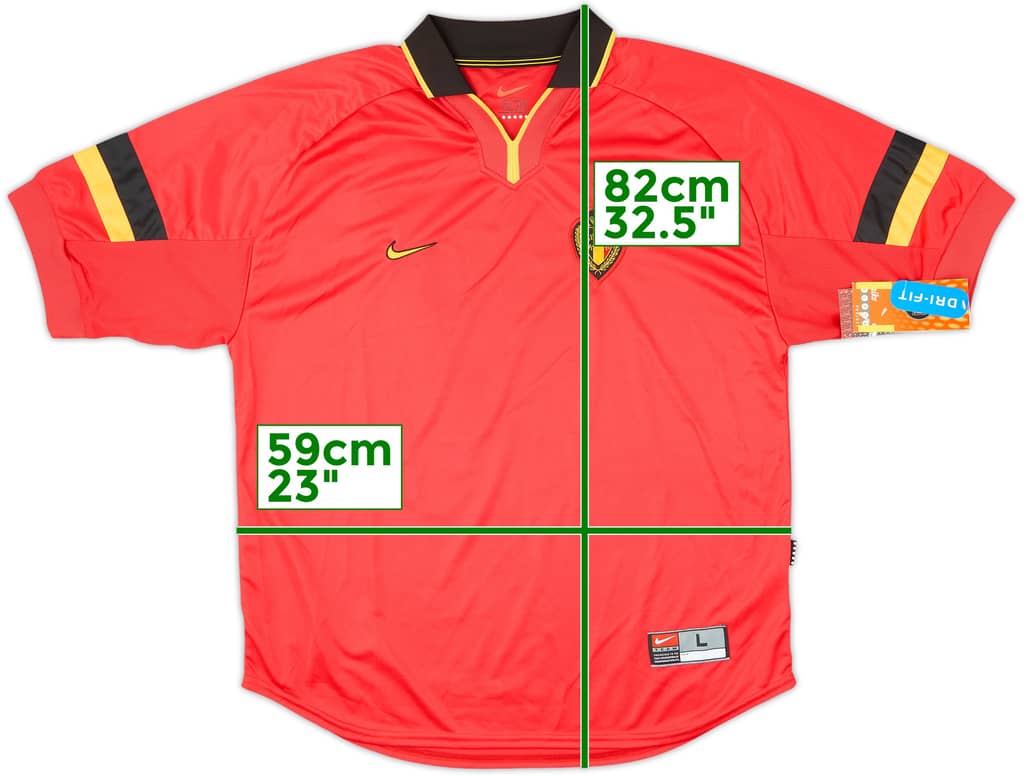 1999-00 Belgium Home Shirt (L)