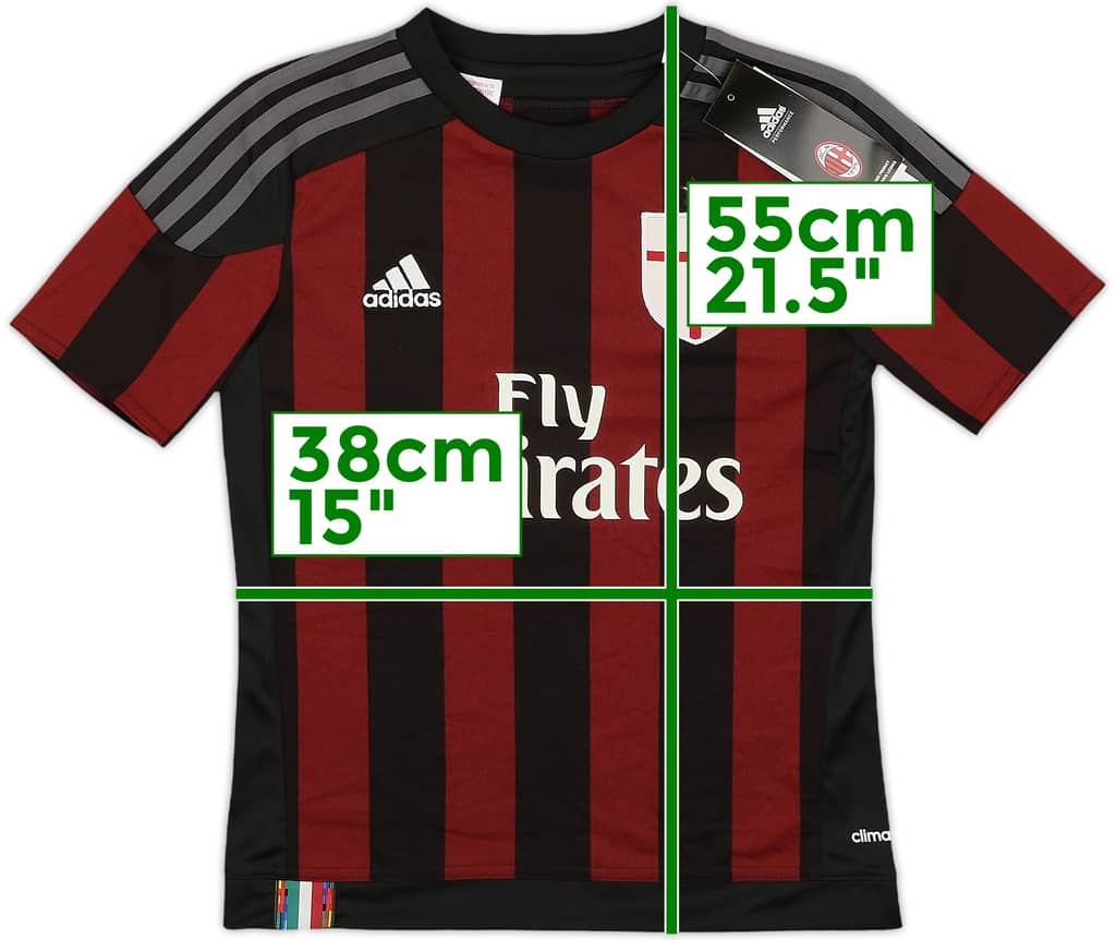 2015-16 AC Milan Home Shirt (S.Boys)