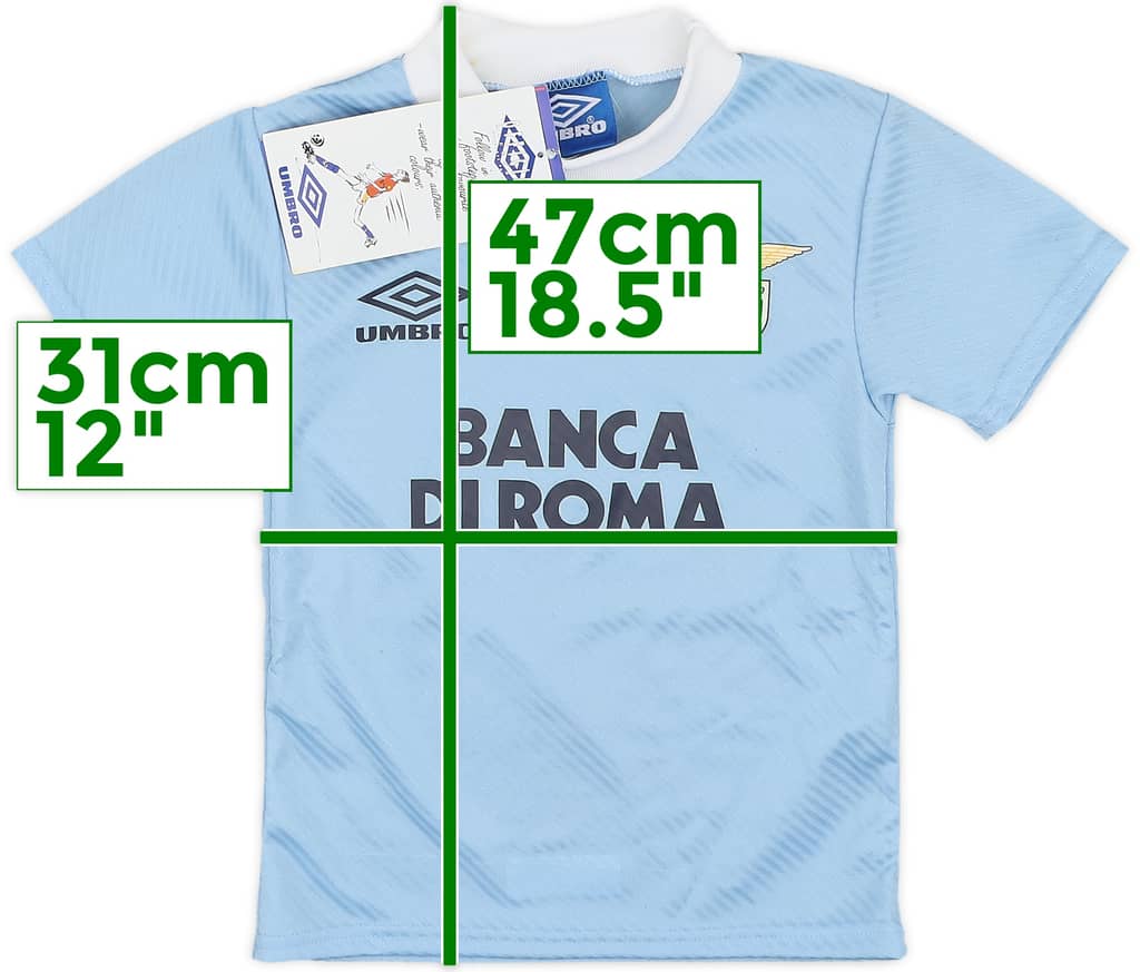 1993-95 Lazio Home Shirt (3-4 Years)