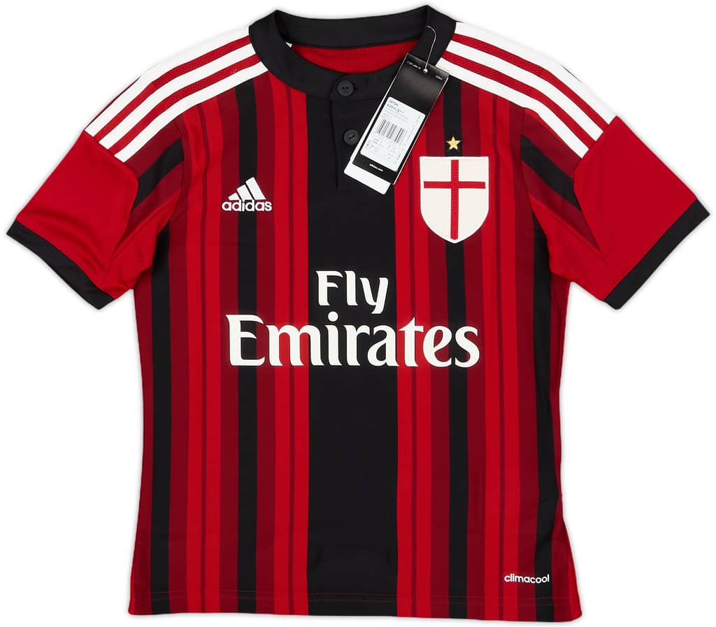 2014-15 AC Milan Home Shirt (S.Boys)