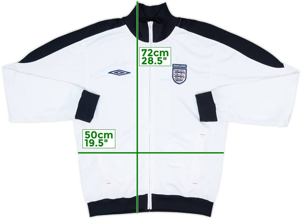 2007-09 England Umbro Track Jacket - 8/10 - (M)