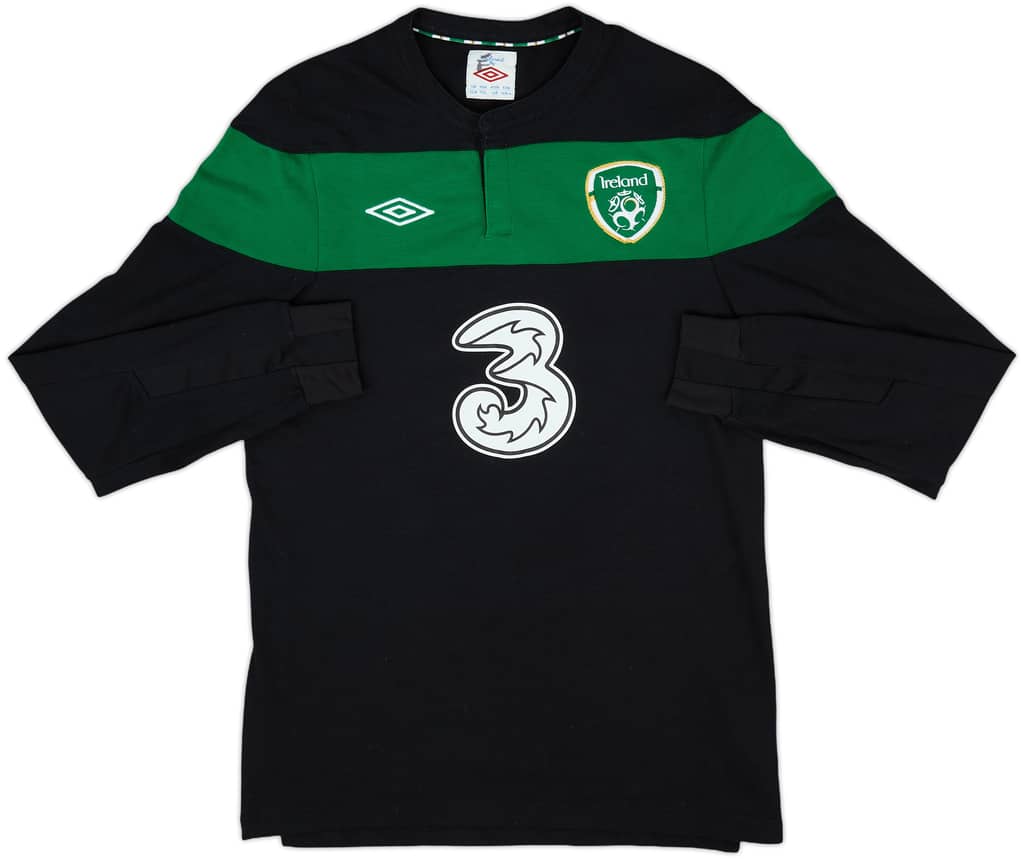 2011-12 Ireland Away L/S Shirt - 8/10 - (XL.Boys)