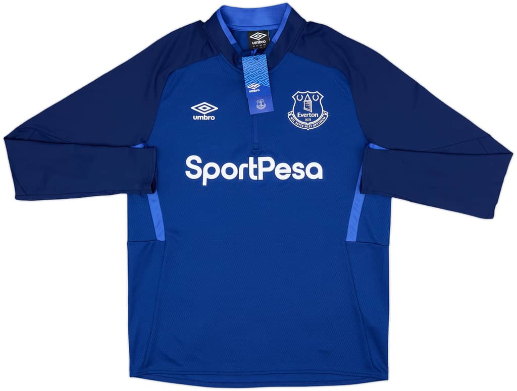 2019-20 Everton Umbro 1/4 Zip Training Top - 10/10 - (L)