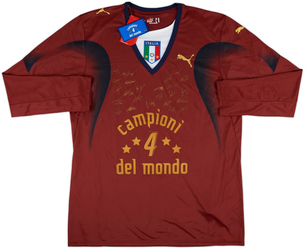 2006 Italy 'Campioni Del Mondo' 'Signed' GK Shirt (XL)